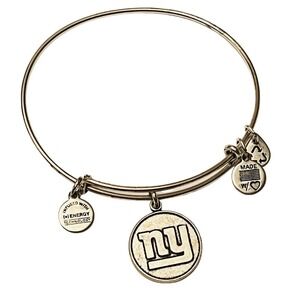 Alex and Ani Anchor Bracelet Silver Rafaelian NFL New York Giants bangle 2013
